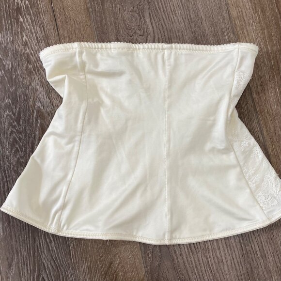 Flexees Maidenform Nude Floral Design Waist Shapewear Women's Large - Picture 3 of 5